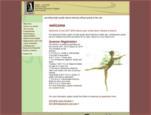 Tablet Screenshot of davisstudioofdance.com